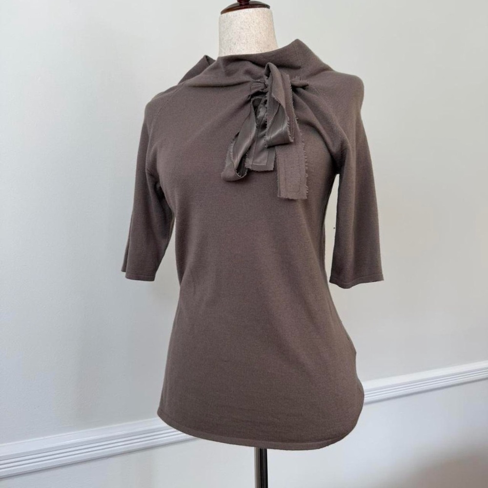 Armani silk and cashmere top